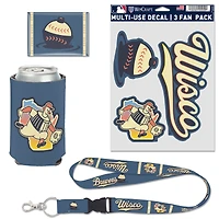 Pack de 4 articles pour supporters WinCraft Milwaukee Brewers 2026 City Connect