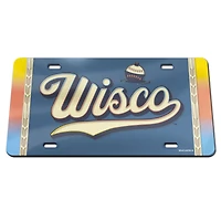 Plaque d'immatriculation en acrylique découpée au laser WinCraft Milwaukee Brewers 2026 City Connect