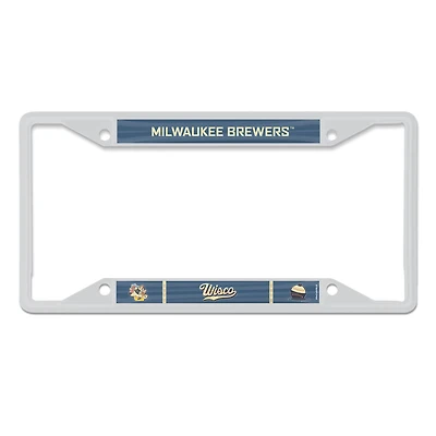 WinCraft  Milwaukee Brewers 2026 City Connect Laser Cut Metal License Plate Frame