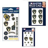 Ensemble de tatouages ​​sans eau WinCraft Milwaukee Brewers 4" x 7"