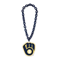 Collier avec logo à grande chaîne WinCraft Milwaukee Brewers