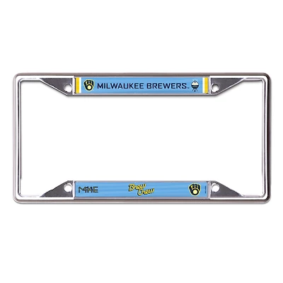 WinCraft Milwaukee Brewers City Connect License Plate Frame