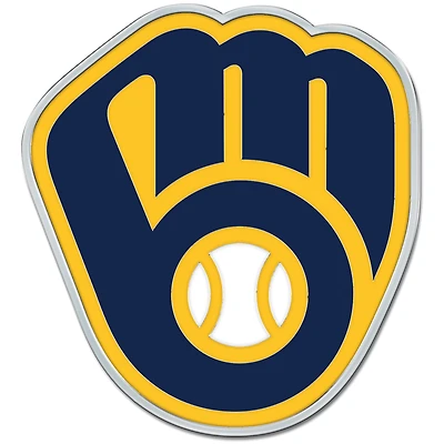 WinCraft Milwaukee Brewers Colored Chrome Auto Emblem