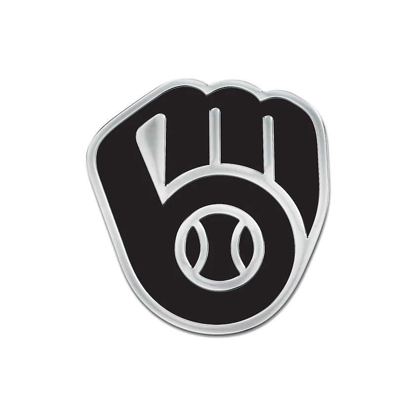 Emblème de voiture WinCraft Milwaukee Brewers Team Chrome