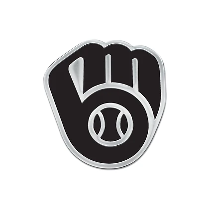 Emblème de voiture WinCraft Milwaukee Brewers Team Chrome