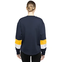 Sweat-shirt à enfiler bleu marine Milwaukee Brewers Game Day Color de New Era pour femme