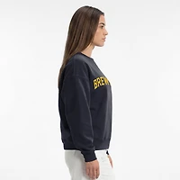 Women's Champion  Athletic Navy Milwaukee Brewers All-Star Sweatshirt