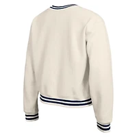 Women's Champion  Cream Milwaukee Brewers Reverse Weave Sweatshirt