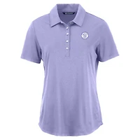 Women's Cutter & Buck Lavender Milwaukee Brewers Coastline Epic Comfort Eco Recycled Polo