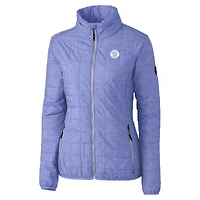 Doudoune isolante entièrement zippée PrimaLoft® Eco pour femme Cutter & Buck Purple des Milwaukee Brewers Rainier