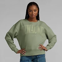 Sweat-shirt à capuche Fanatics pour femme Milwaukee Brewers Elements Flow vert