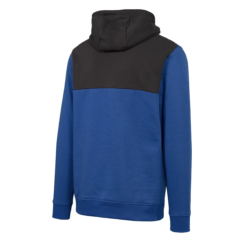 Women's Levelwear Royal Milwaukee Brewers Cooperstown Collection Chicane Core Logo Quarter-Zip Pullover Hoodie
