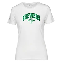 Women's Levelwear Milwaukee Brewers St. Patrick's Day Maddox Plaid T-Shirt