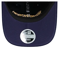 Casquette ajustable 9TWENTY en velours côtelé bleu marine Milwaukee Brewers de New Era pour femme