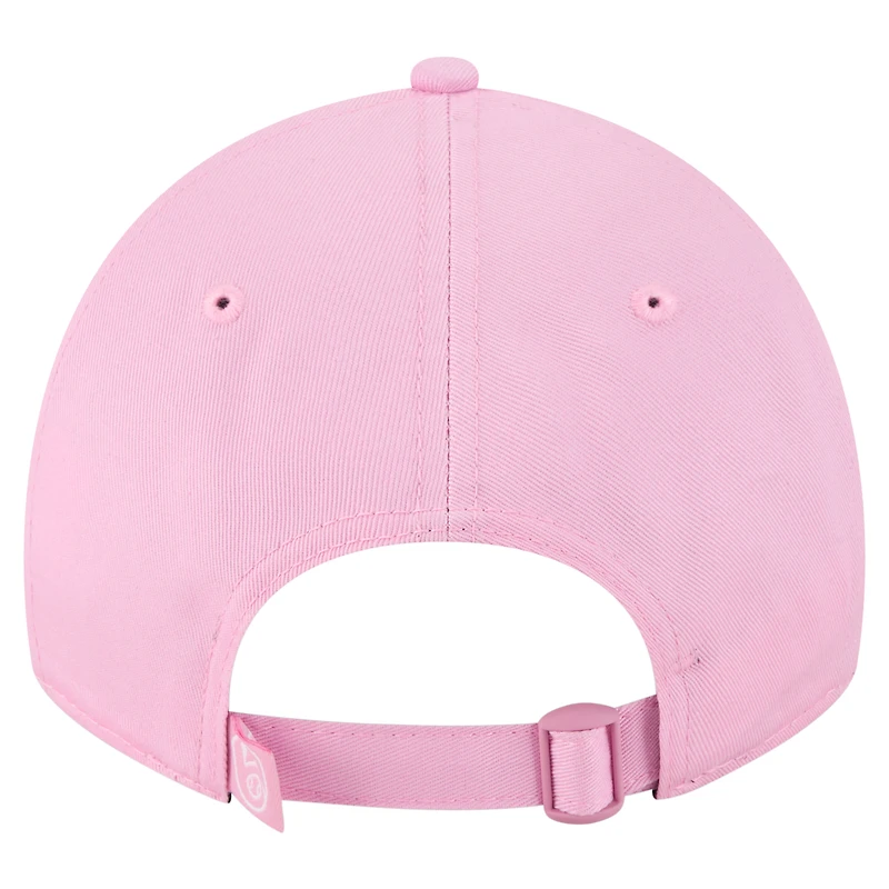 Casquette ajustable 9TWENTY rose New Era pour femme, fête des mères, des Brewers de Milwaukee