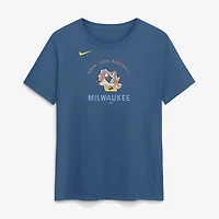 Women's Nike Blue Milwaukee Brewers 2026 City Connect Arch T-Shirt