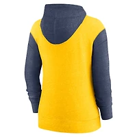 Women's Nike Gold Milwaukee Brewers Full-Zip Hoodie