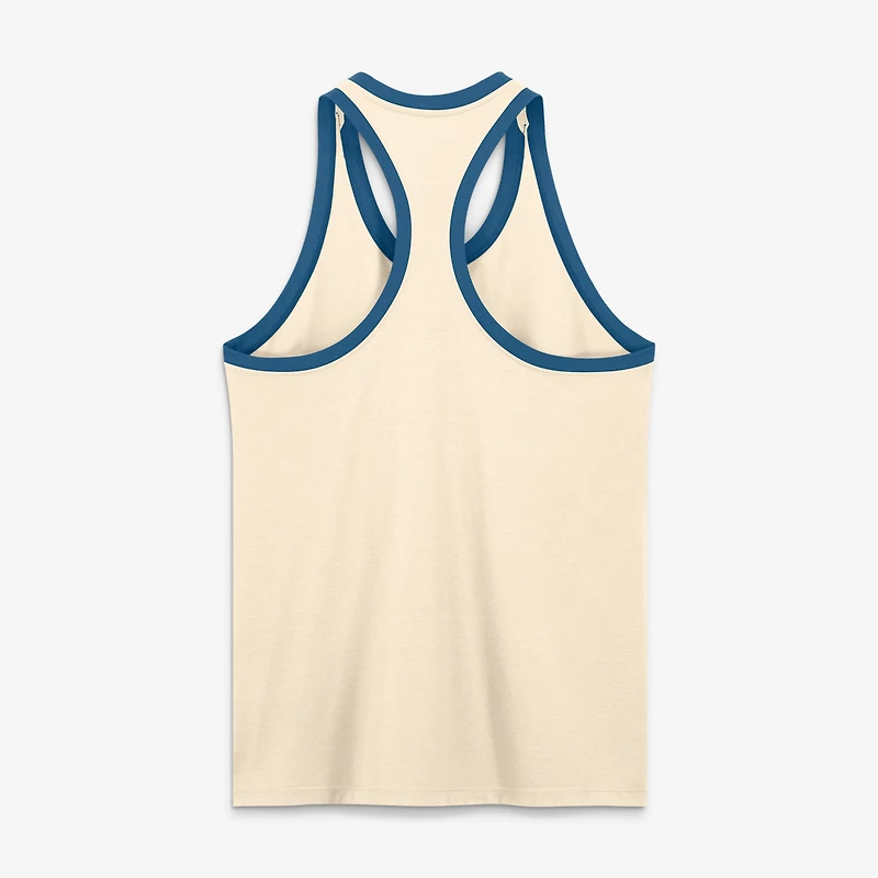 Women's Nike Natural Milwaukee Brewers 2026 City Connect Script Tri-Blend Racerback Tank Top