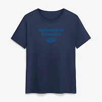 Women's Nike  Navy Milwaukee Brewers Globe Logo T-Shirt