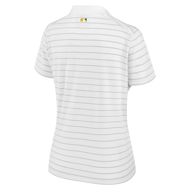 Women's Nike White Milwaukee Brewers Authentic Collection Victory Performance Polo