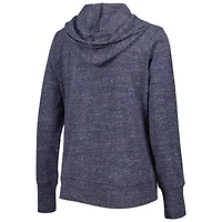 Sweat à capuche léger entièrement zippé Touch Navy Milwaukee Brewers Training Camp pour femme