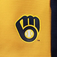 Short Oh Yeah des Brewers de Milwaukee en or pour jeunes