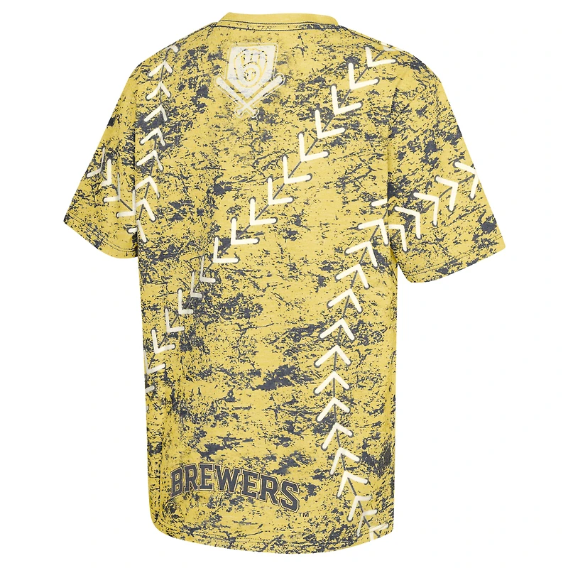 T-shirt jeunesse Milwaukee Brewers Slide Score Bold