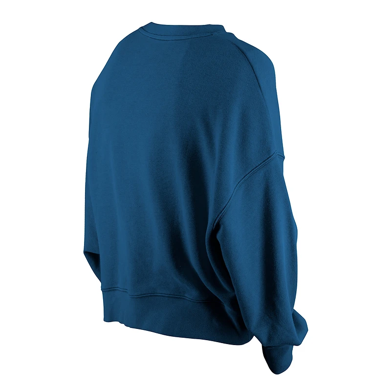 Sweat-shirt en polaire délavé New Era bleu Milwaukee Brewers 2026 City Connect pour jeunes