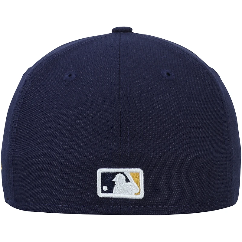 New Era Navy Milwaukee Brewers Authentic Collection On-Field Primary Logo 59FIFTY Fitted - Chapeau