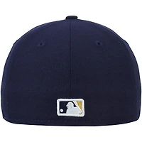 New Era Navy Milwaukee Brewers Authentic Collection On-Field Primary Logo 59FIFTY Fitted - Chapeau