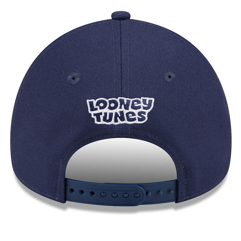 Casquette ajustable New Era 9FORTY bleu marine Milwaukee Brewers Looney Tunes pour jeunes