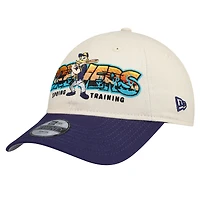 Youth New Era  Stone/Navy Milwaukee Brewers 2026 Spring Training Fan Pack Batter 9TWENTY Adjustable Hat