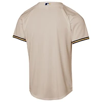 Youth Nike  Cream Milwaukee Brewers Home Replica Jersey