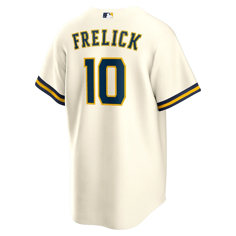 Youth Nike Sal Frelick Cream Milwaukee Brewers Home Replica Jersey