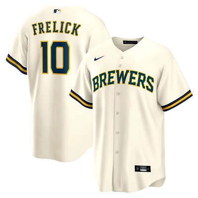 Youth Nike Sal Frelick Cream Milwaukee Brewers Home Replica Jersey