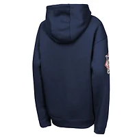 Youth Outerstuff  Navy Milwaukee Brewers Premium Sweep Fleece Hoodie
