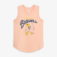 Débardeur enfant doux comme un raisin, couleur orange Milwaukee Brewers, pour les jours de match