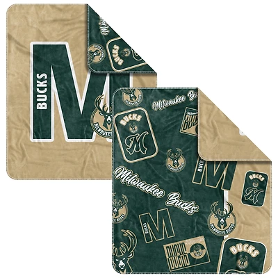 Couverture en tissu tissé Dream Weave Milwaukee Bucks 50" x 60"