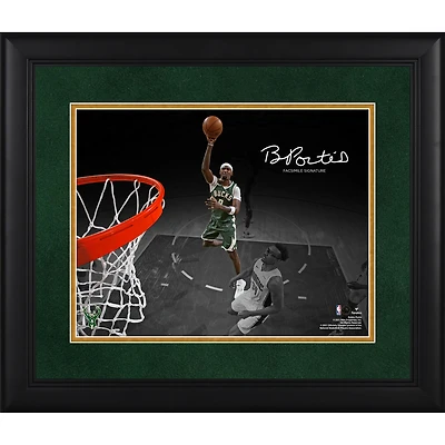Bobby Portis Milwaukee Bucks Fac-similé Signature Encadré 11" x 14 " Photographie Spotlight
