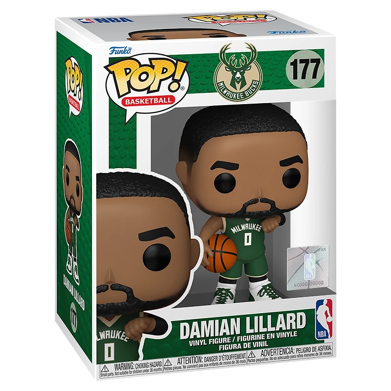 Funko Damian Lillard Milwaukee Bucks #177 Pop! Vinyl Figure