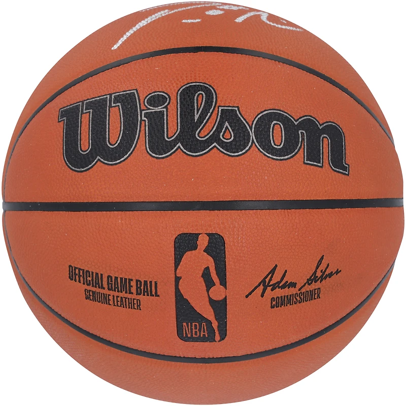 Giannis Antetokounmpo & Damian Lillard Milwaukee Bucks Autographed Wilson Official Game Basketball