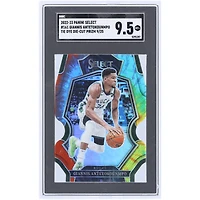 Giannis Antetokounmpo Milwaukee Bucks 2022-23 Panini Select Tie Dye Die-Cut Prizm #161 #9/25 SGC Authenticated 9.5 Card