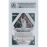 Giannis Antetokounmpo Milwaukee Bucks Autographed 2017-18 Panini Spectra Gold #5 #3/10 Beckett Fanatics Witnessed Authenticated 10 Card
