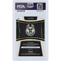Giannis Antetokounmpo Milwaukee Bucks Autographed 2018-19 Panini Select In Flight #IF-GAN #26/49 PSA Authenticated 9 Card 