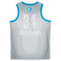 Maillot Jordan Brand All-Star Swingman 2021-22 dédicacé par Giannis Antetokounmpo des Milwaukee Bucks