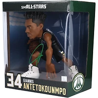 Figurine en vinyle noire 12" dédicacée par Giannis Antetokounmpo Milwaukee Bucks sMALL-STARS - Édition limitée à 500 exemplaires
