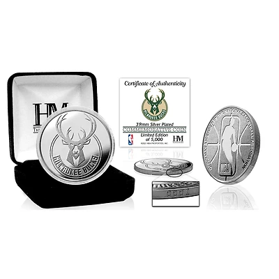 Highland Mint Milwaukee Bucks Silver Mint - Coin