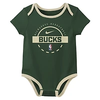 Ensemble deux pièces Nike Milwaukee Bucks pour bébé