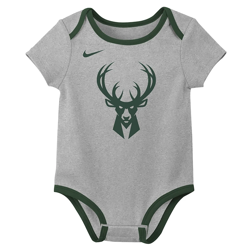 Ensemble deux pièces Nike Milwaukee Bucks pour bébé