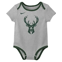 Ensemble deux pièces Nike Milwaukee Bucks pour bébé